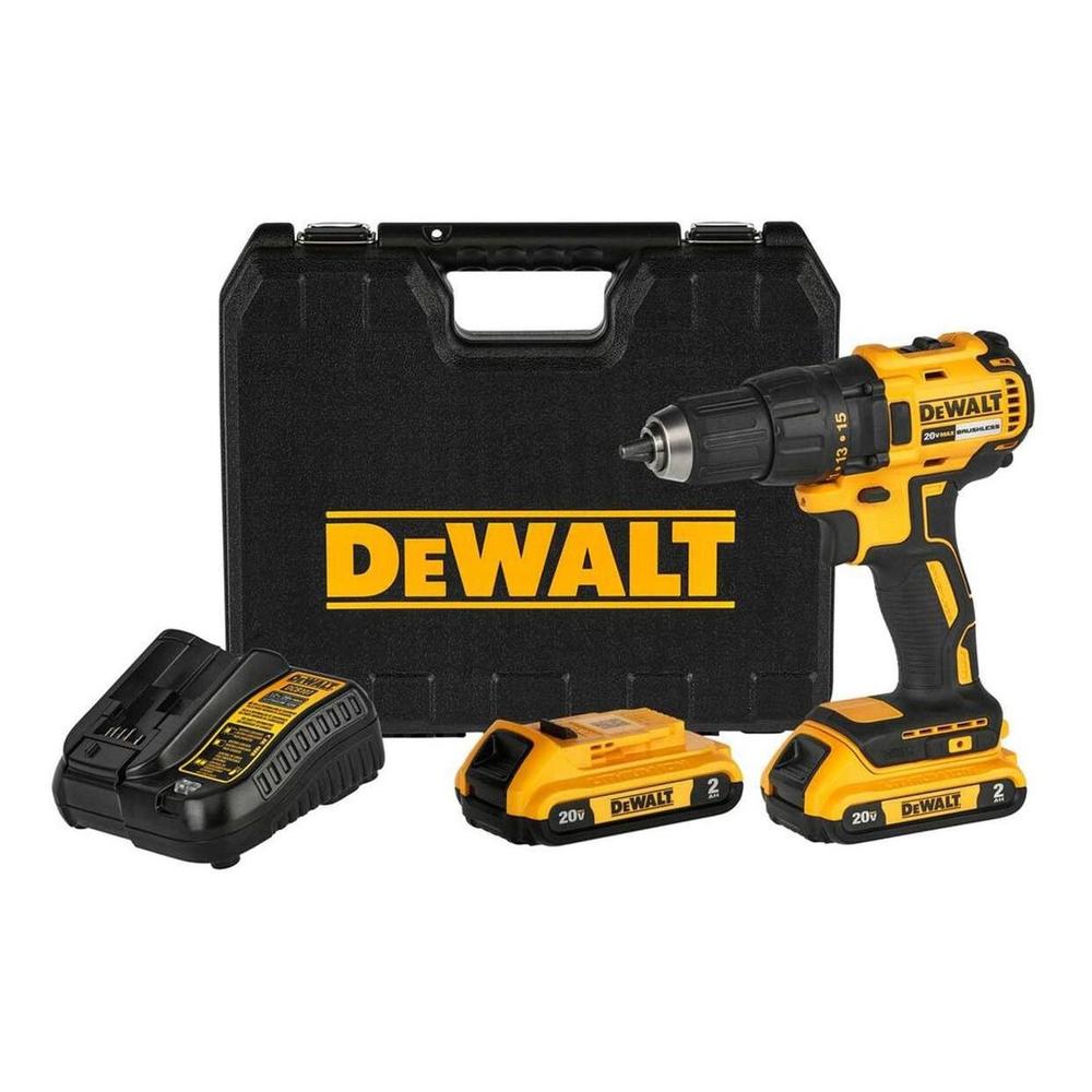 Foto 2 pulgar | Taladro Atornillador Dewalt 1/2 Brushless y  Bateria Cargador