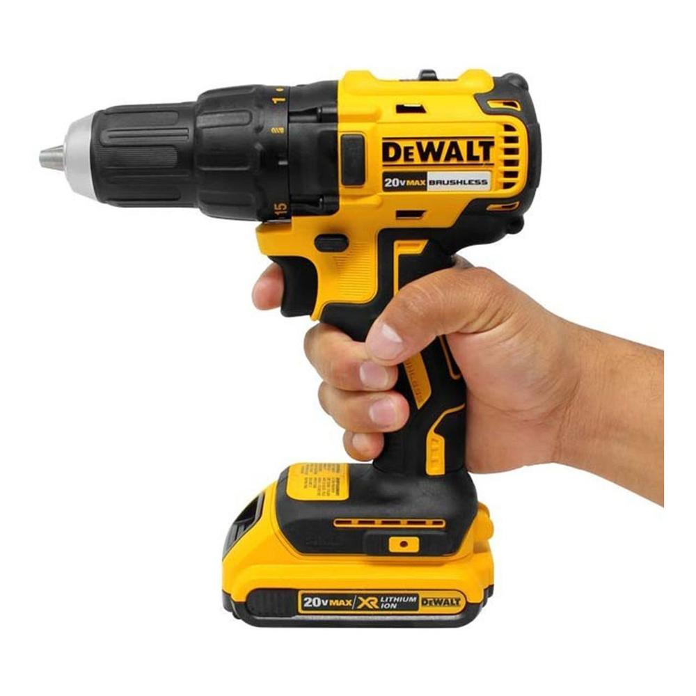 Foto 3 pulgar | Taladro Atornillador Dewalt 1/2 Brushless y  Bateria Cargador