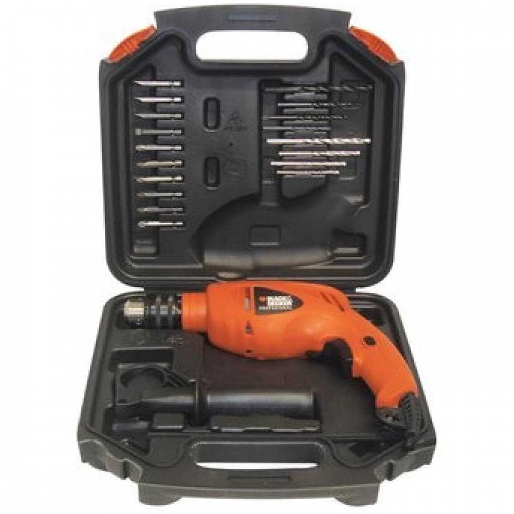 Foto 4 pulgar | Taladro Rotomartillo 1/2'' Black+Decker Hd500k Estuche Y 18 Accesorios