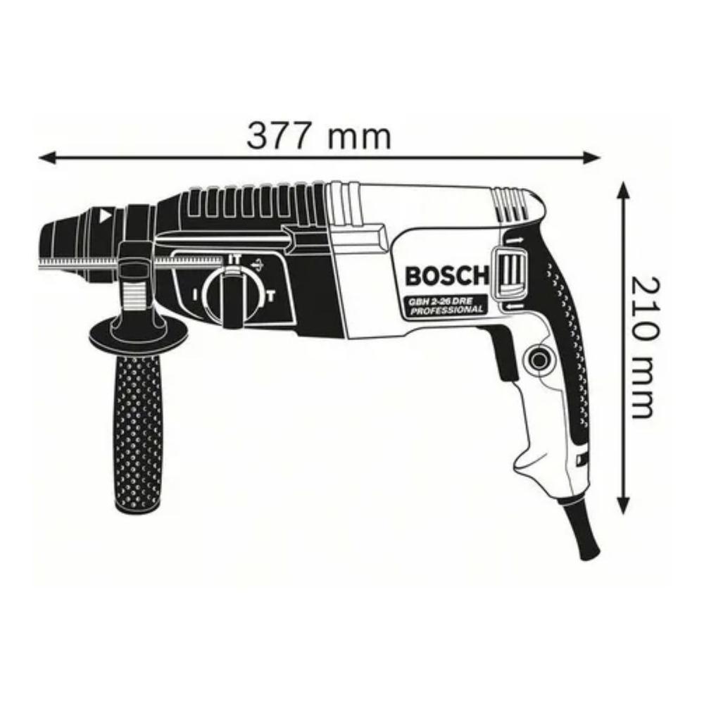 Foto 4 pulgar | Rotomartillo Sds Plus Martillo Perforador Gbh 2-26 Dre Bosch