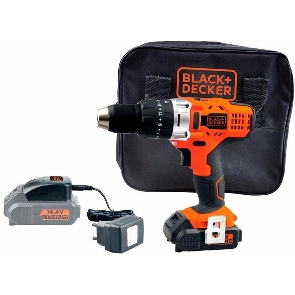 Taladro Rotomartillo Inalámbrico Black+Decker Hp14 Luz Led