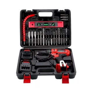 Foto 3 | Kit Taladro Percutor Atornillador Inalámbrico + Accesorios Estuche Eo Safe Imports Esi-5389 Multicolor