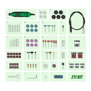 Foto 2 | Mini Taladro Con 211 Piezas Eo Safe Imports Esi-5953 Verde