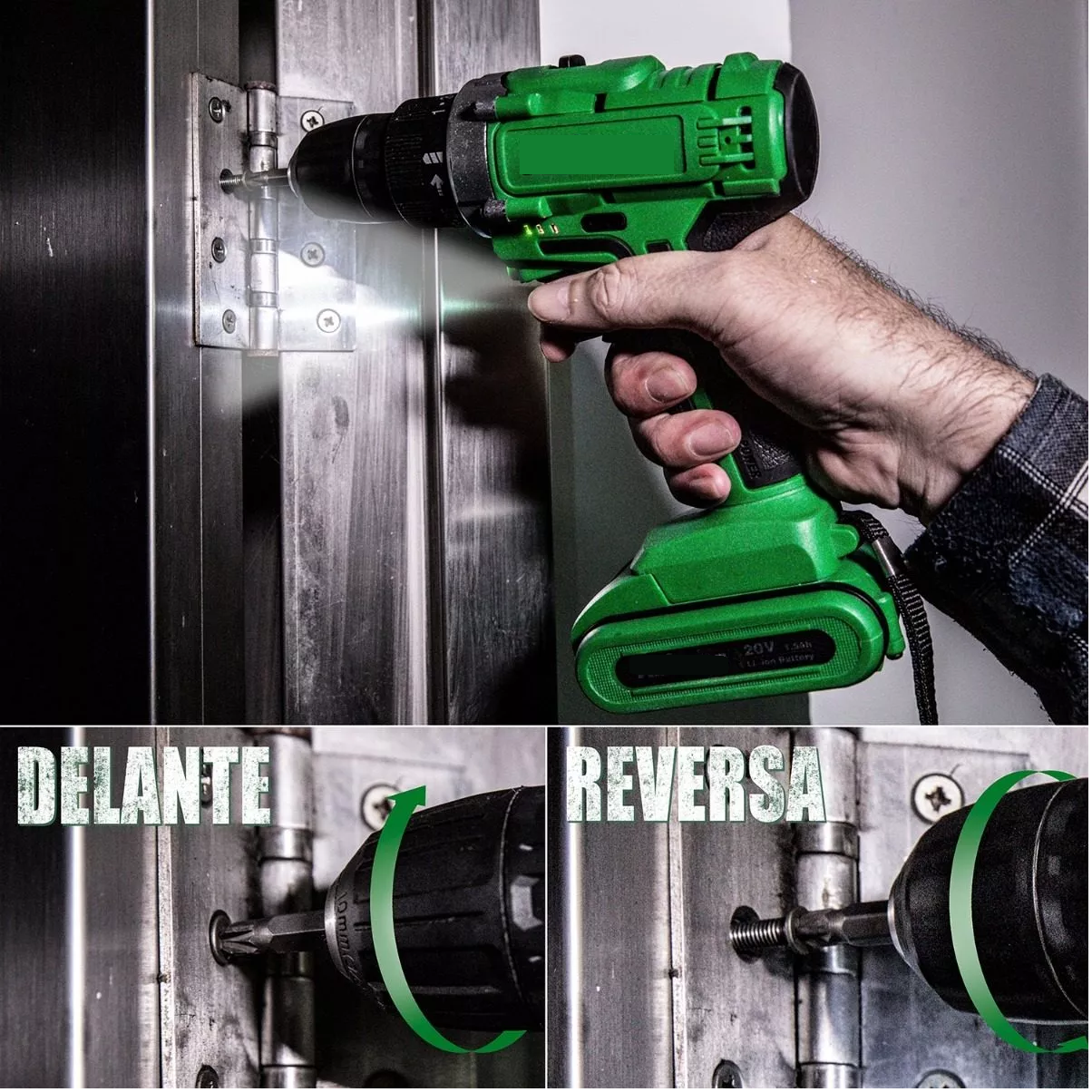 Foto 5 | Taladro Eléctrico Eo Safe Imports Esi7042 de 20 V color Verde