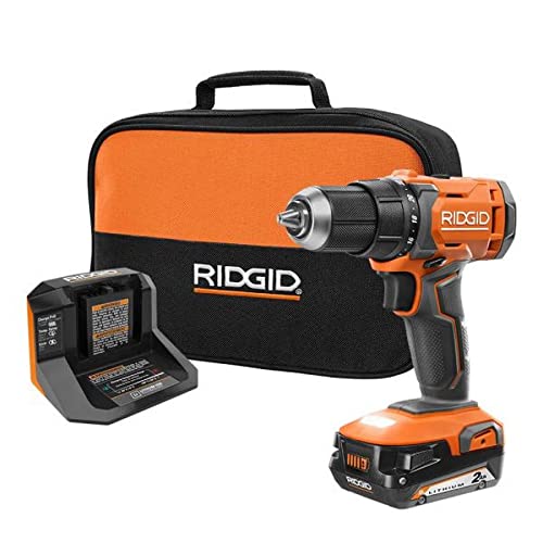 Foto 2 pulgar | Taladro Inalámbrico Ridgid 18 V con Batería y Cargador