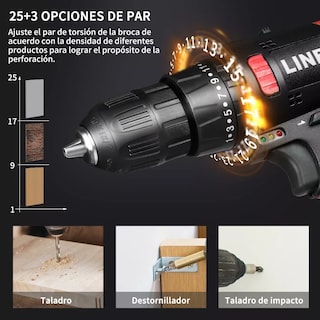 Foto 4 | Taladro Rotomartillo Sin Carbón con Batería de Litio Eo Safe Imports Esi-7062 color Rojo
