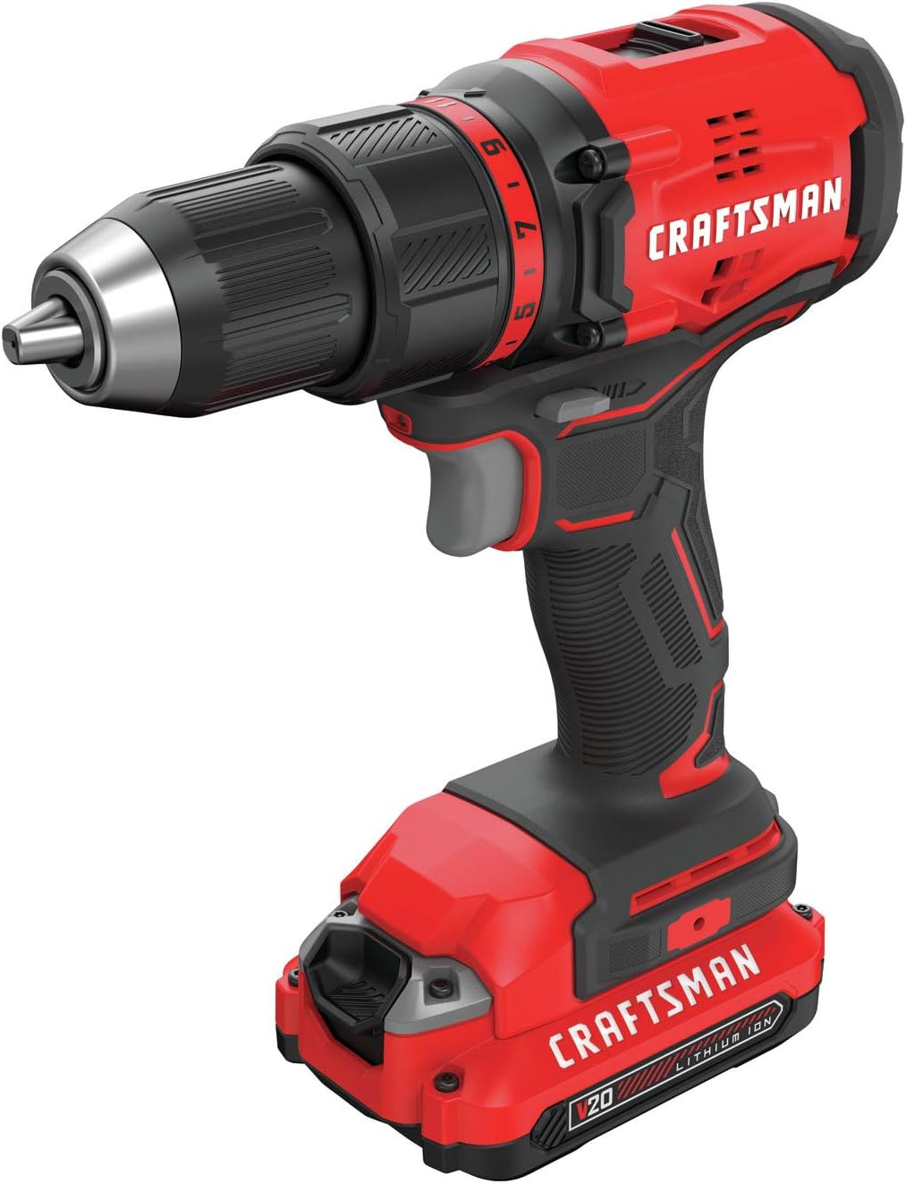 Taladro Rotomartillo Craftsman CMCD710C2 color Rojo