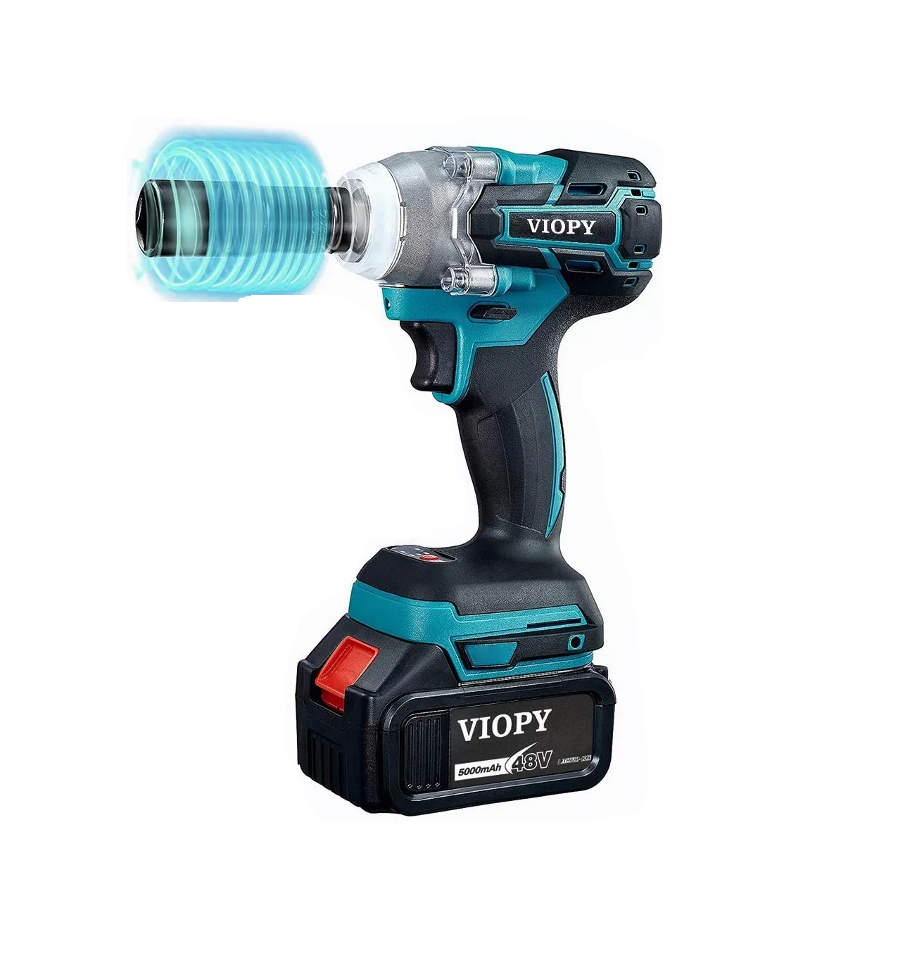 Llave de Impacto BELUG 4 en 1 1/2 Sin Escobilla Inalámbrica de 48 V