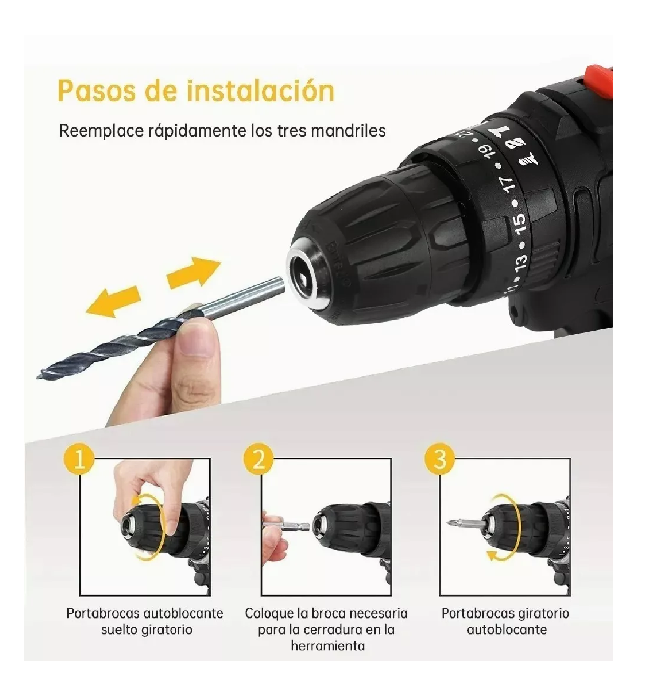 Foto 4 pulgar | Taladro Inalámbrico Viopi de 48v