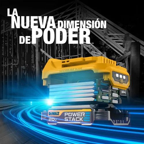 Foto 5 pulgar | Rotomartillo 1/2 20v 2000rpm + Batería 20v 1.7 Dewalt Dcd796e1 - Amarillo