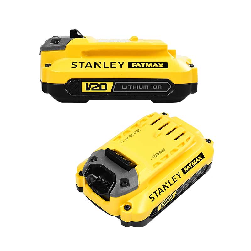 Foto 4 pulgar | Taladro Atornillador Stanley SCD700C2K-B3 Amarillo 13MM 20V 2 Velocidades