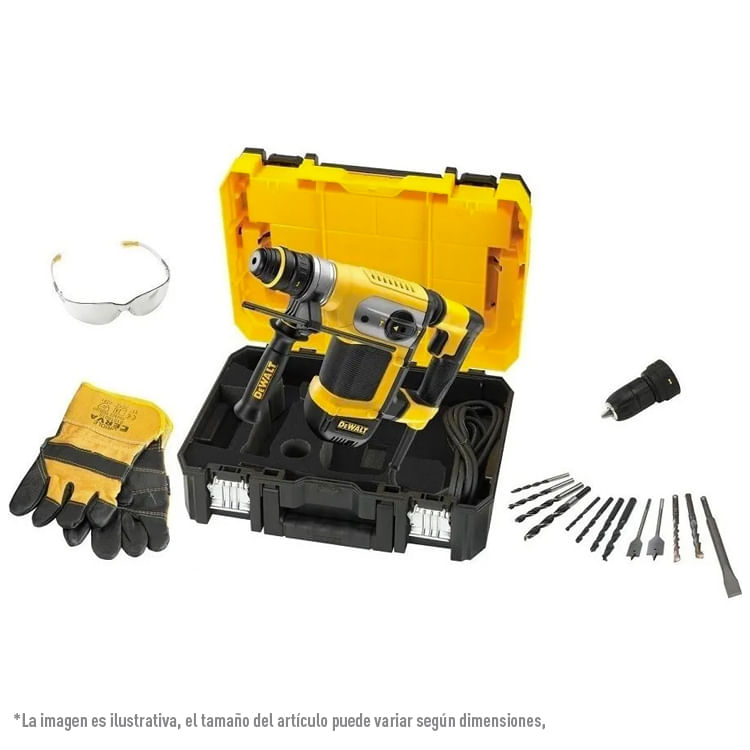 Foto 2 pulgar | Rotomartillo DeWalt SDS Plus DWE25417K con Accesorios