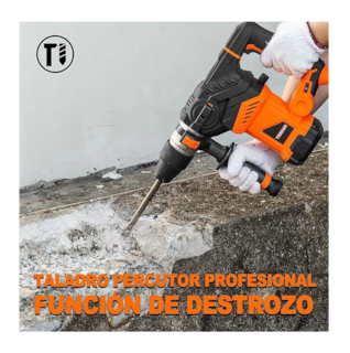 Foto 5 | Rotomartillo Teeno de 127 V con Accesorios