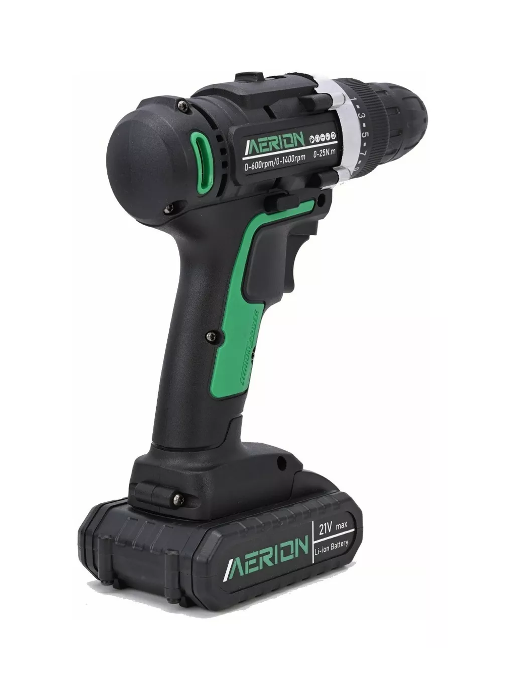 Foto 4 | Taladro Eléctrico Atornillador Inalámbricos 21v 2 Baterías Negro/verde