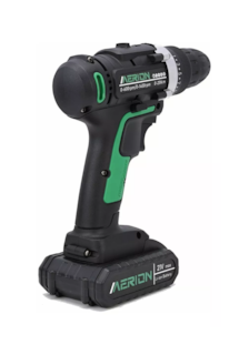 Foto 5 | Taladro Eléctrico Atornillador Merion Inalámbrico 21v 2 Baterías Negro y Verde