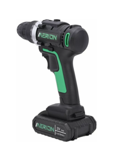 Foto 4 | Taladro Eléctrico Atornillador Merion Inalámbrico 21v 2 Baterías Negro y Verde