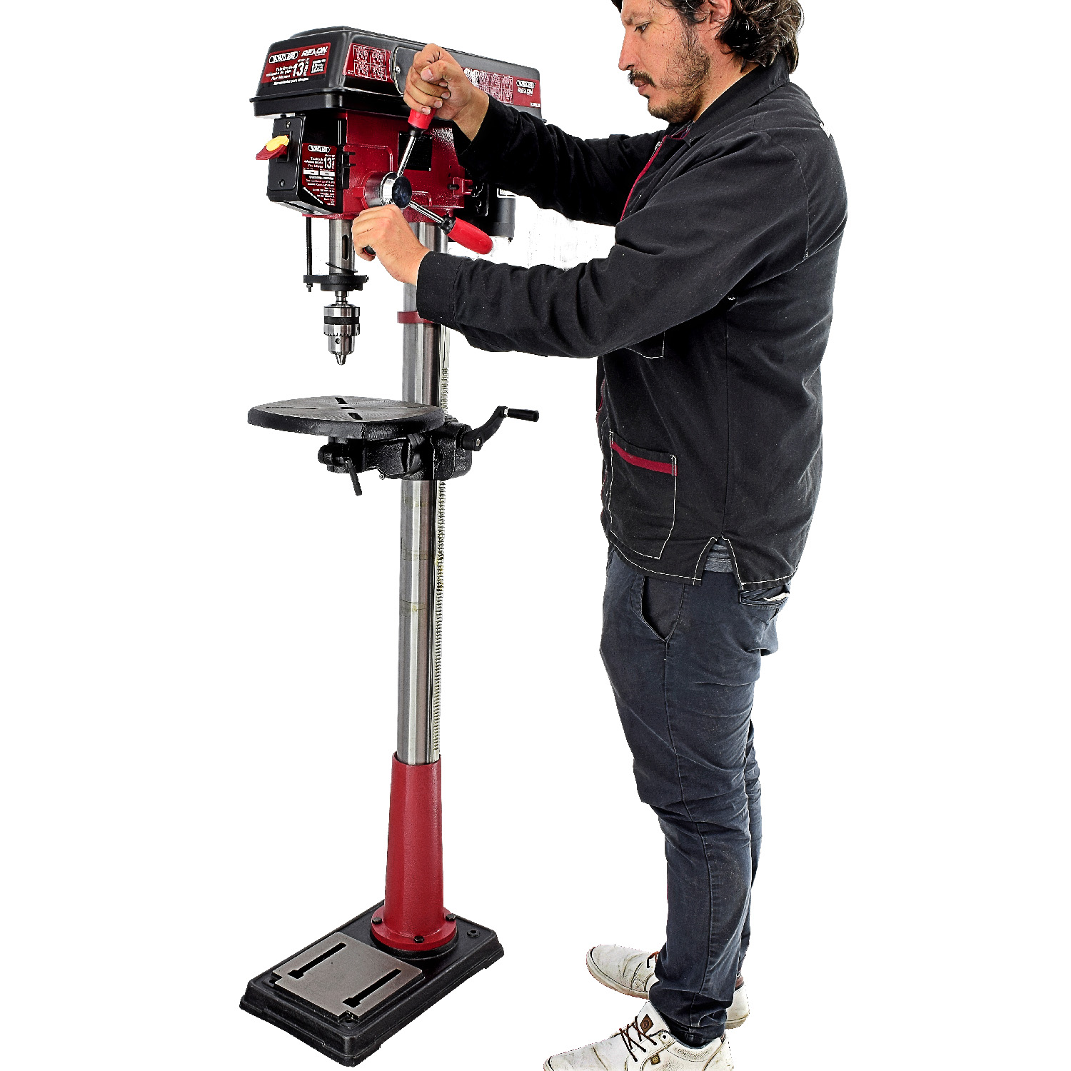 Foto 8 | Taladro de Columna de Piso Knova 13'' Profesional 3/4 HP 3,100 Rpm Chuck 5/8''