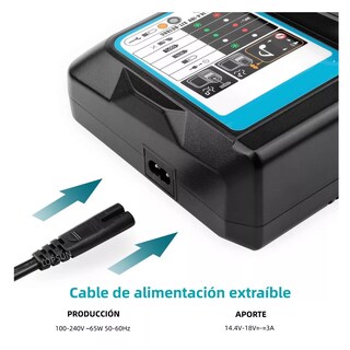 Foto 3 | Cargador Rápido para Batería Li-ion 14.4v-18v Eo Safe Imports Esi-11813 Negro