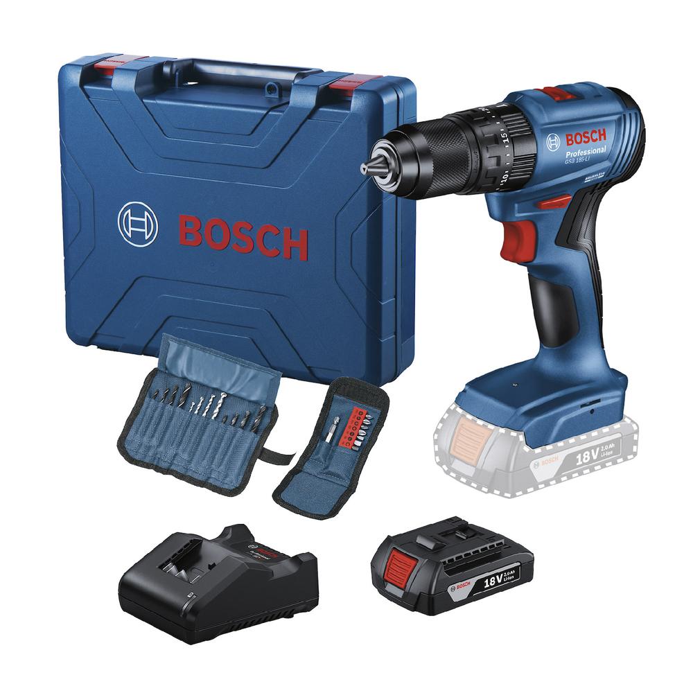 Rotomartillo 1/2'' Bosch Gsb 185-li 18v + 1 Batería + Maletín