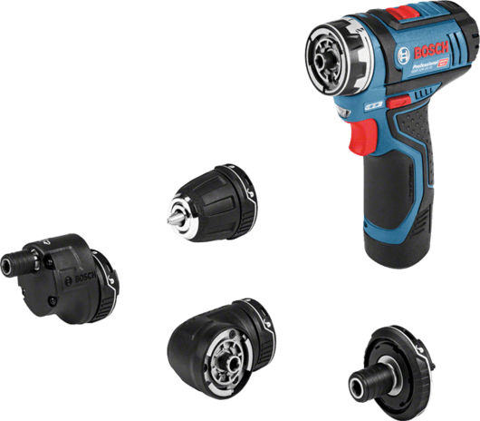 Taladro Atornillador Bosch Gsr 12v-15 Fc 12v 2 Baterías Y Maletín