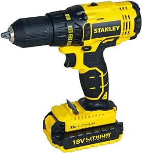 Taladro/atornillador 3/8 Pulg 20v + 2 Baterías -  Stanley Scd20c2-b3