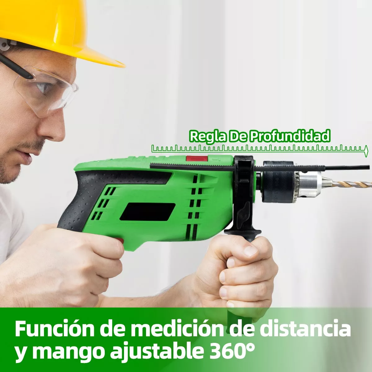 Foto 4 pulgar | Rotomartillo Taladro Cincelador Perforador Eo Safe Imports  Esi-13093 Verde