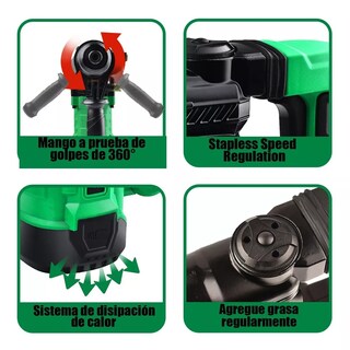 Foto 2 | Rotomartillo Perforador Eo Safe Imports Esi-13313 Verde