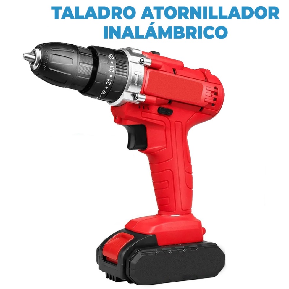 Foto 3 pulgar | Taladro Desarmador Pistola De Impacto Kit Con 24 Accesorios