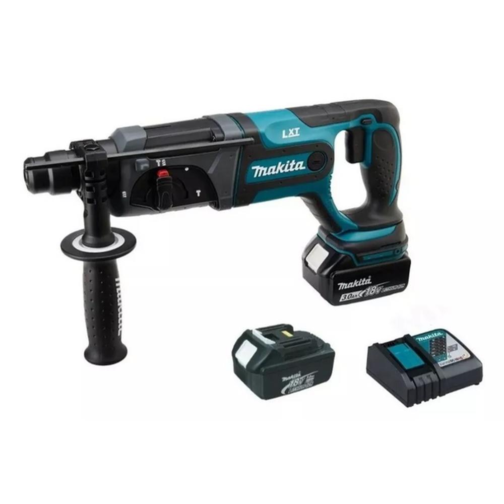 Foto 3 pulgar | Rotomartillo Inalámbrico Color Azul Makita Dhr241rfe