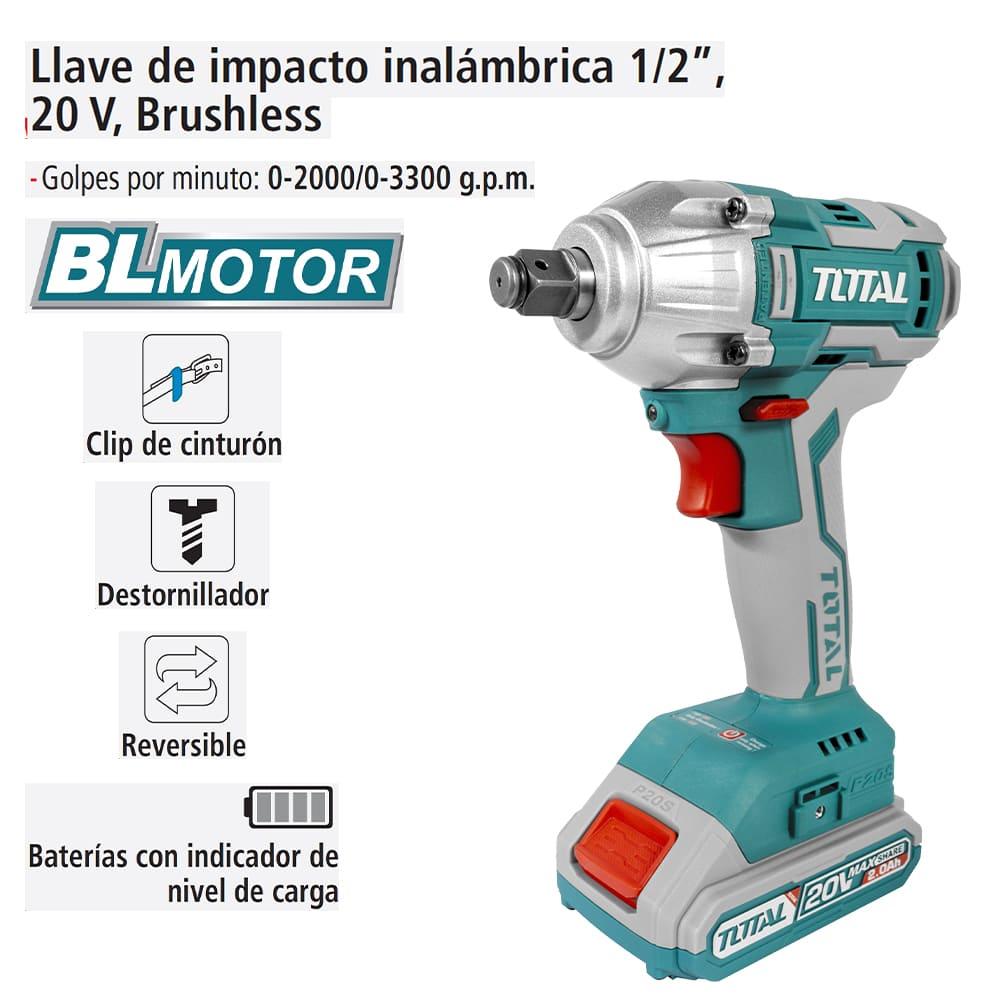 Foto 4 | Llave de Impacto Total, 1/2'' 20 V