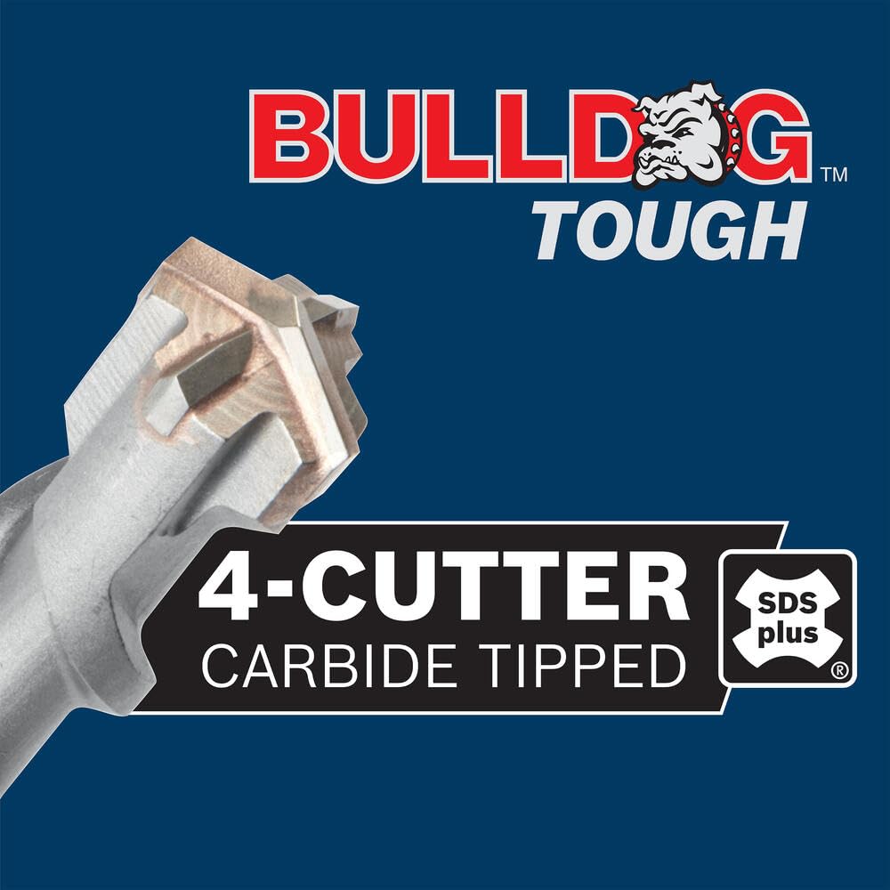 Foto 5 pulgar | Broca Perforadora Bosch Hc4c2055 Sds-plus  Bulldog™ Tough - Venta Internacional.