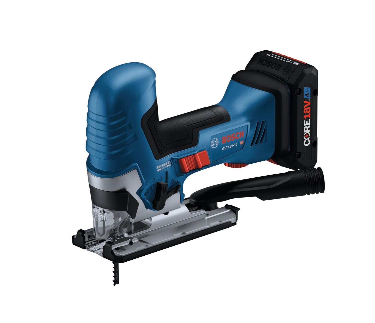 Foto 4 pulgar | Sierra Caladora Bosch Gst18v-50bn, 18 V, Herramienta Desnuda Con Empuñadura En Barril Sin Escobillas - Venta Interna