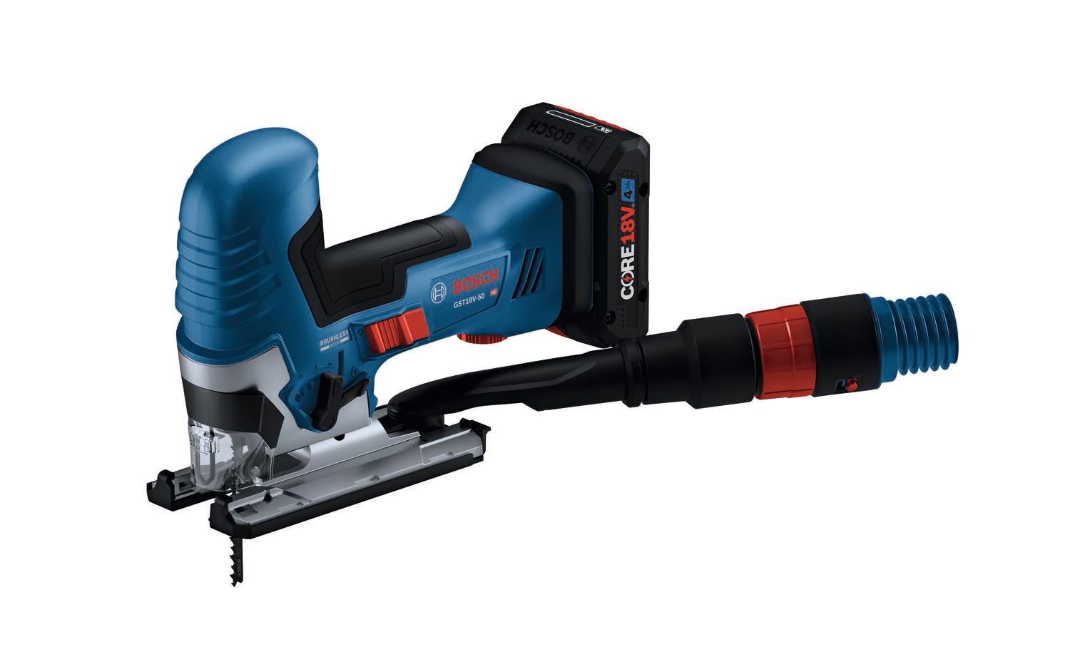 Foto 5 pulgar | Sierra Caladora Bosch Gst18v-50bn, 18 V, Herramienta Desnuda Con Empuñadura En Barril Sin Escobillas - Venta Interna