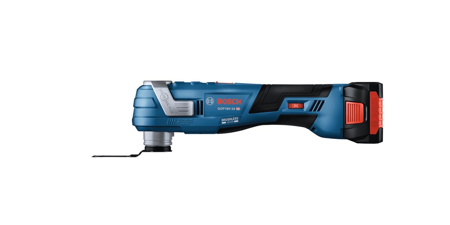 Foto 4 | Multiherramienta Oscilante Bosch Gop18v-34b14 De 18 V Con Batería De 4 Ah - Venta Internacional.