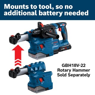Foto 5 | Accesorio De Recogida De Polvo Bosch Gde18v-12n Sds-plus 1.3 Cm - Venta Internacional.