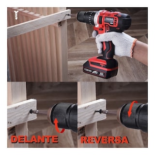 Foto 7 | Perforador Inalámbrico Teeno-916, 20 V 1/2 1 X 2,0 Ah, Iones De Litio