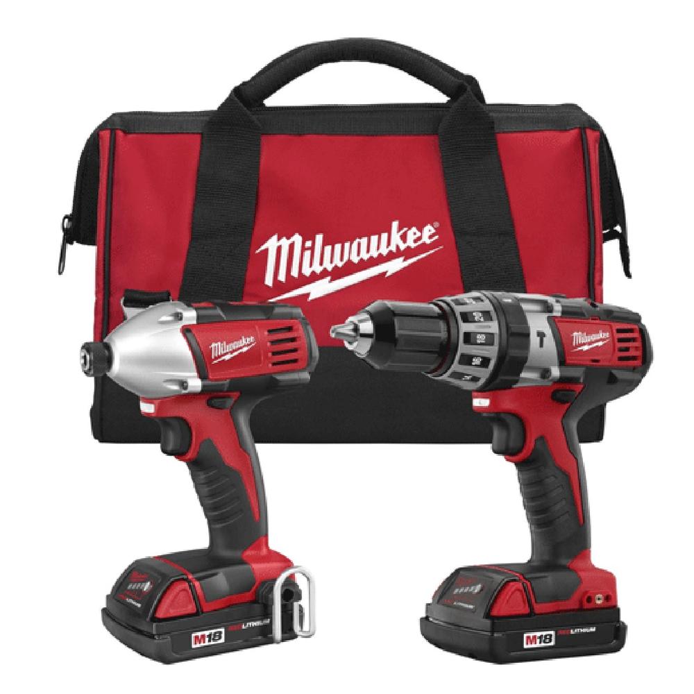 Kit Rotomartillo Y Llave De Impacto M18 Milwaukee Mw-269722ct