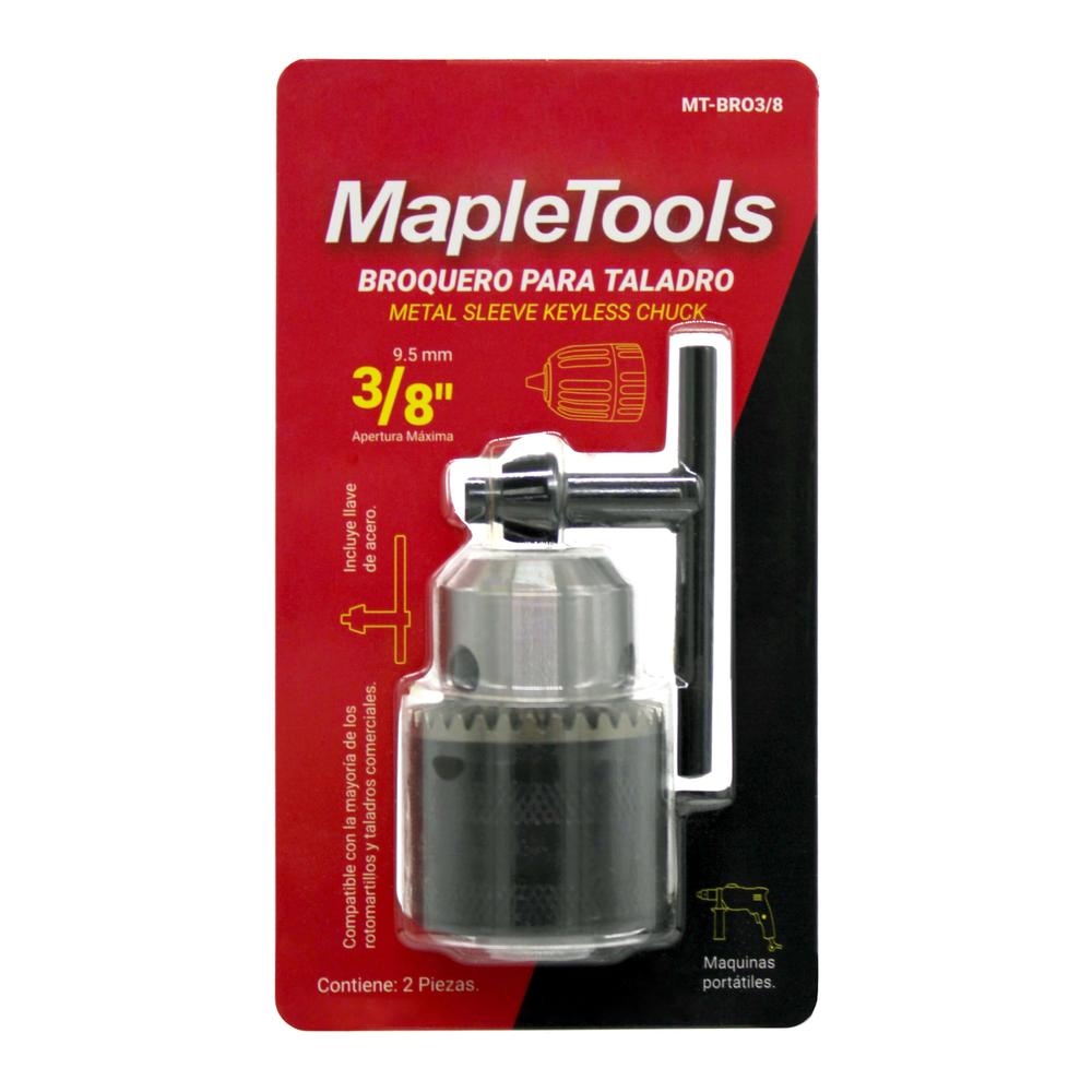 Foto 5 pulgar | Boquero con Llave Maple Tools 2 Piezas para Taladro