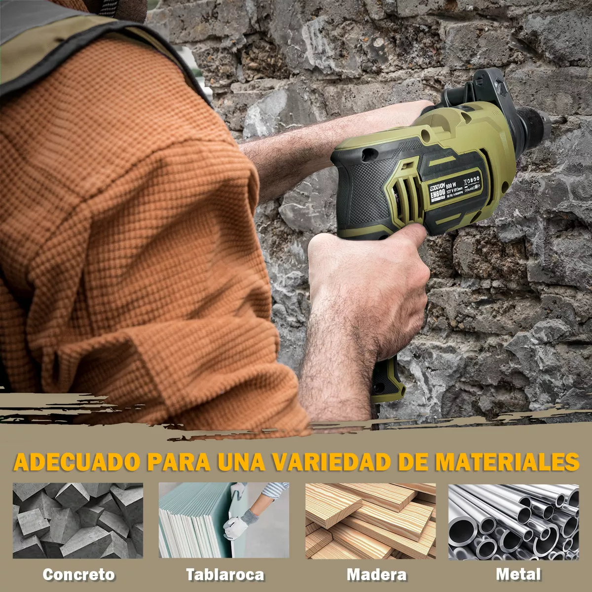 Foto 3 | Taladro Rotomartillo Perforador Eo Safe Imports  Esi-18376 Multicolor