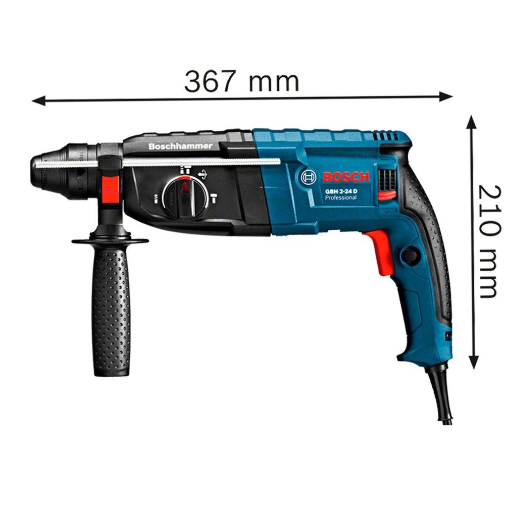 Foto 3 | Rotomartillo Cincelador Bosch Sds Plus Gh 2-24 + Brocas