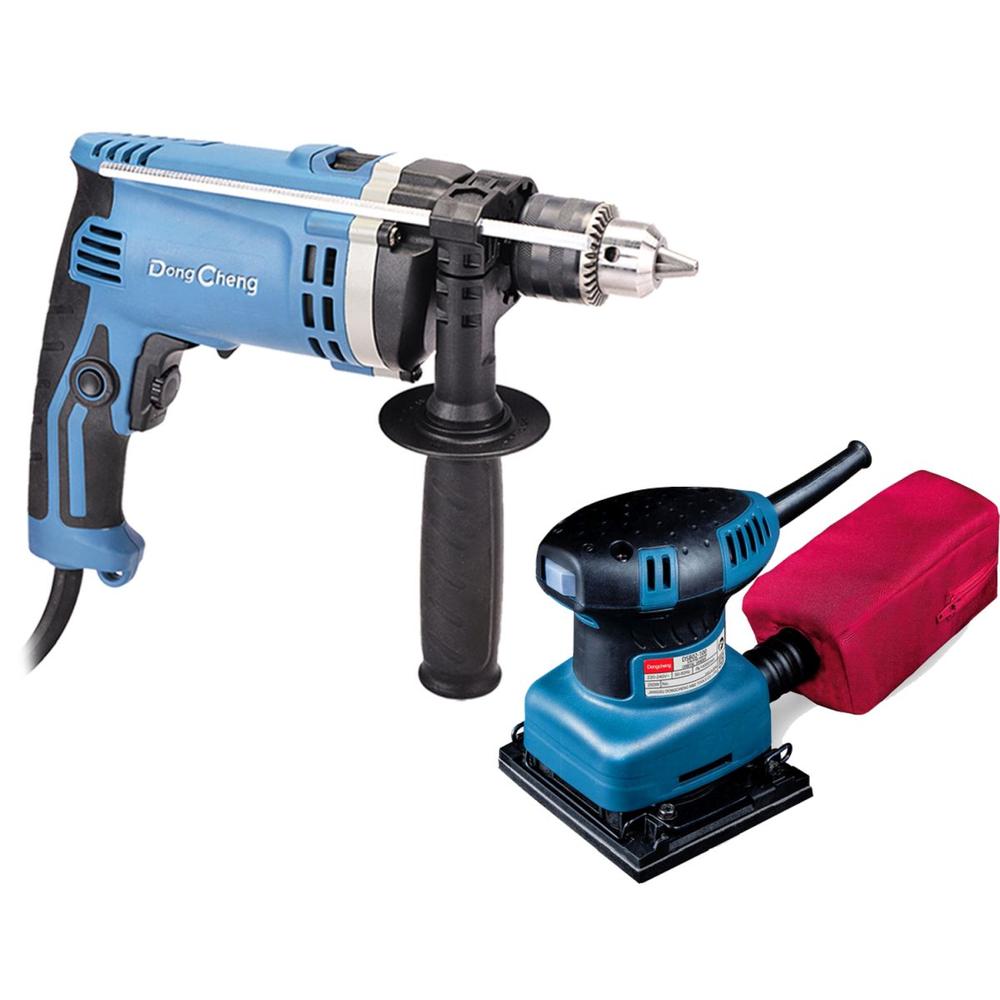 Rotomartillo Industrial 710w 1/2´+ Lijadora Orbital 1/4 Dc