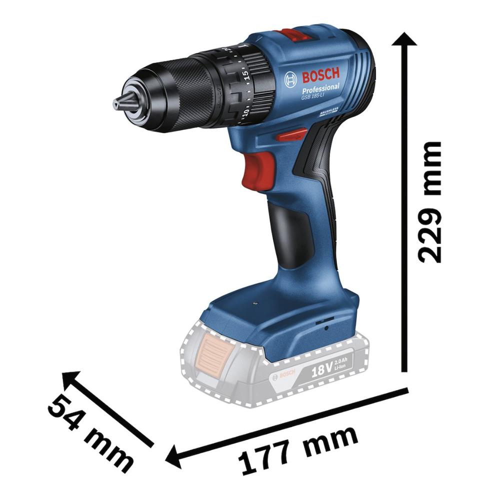 Foto 4 pulgar | Rotomartillo Atornillador Bosch 18v 2 Baterías 4.0 Ah