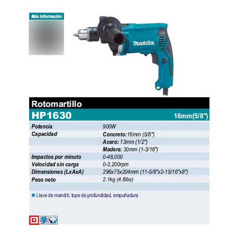 Foto 6 | Rotomartillo de 127 v Makita con Taladro de 120 v