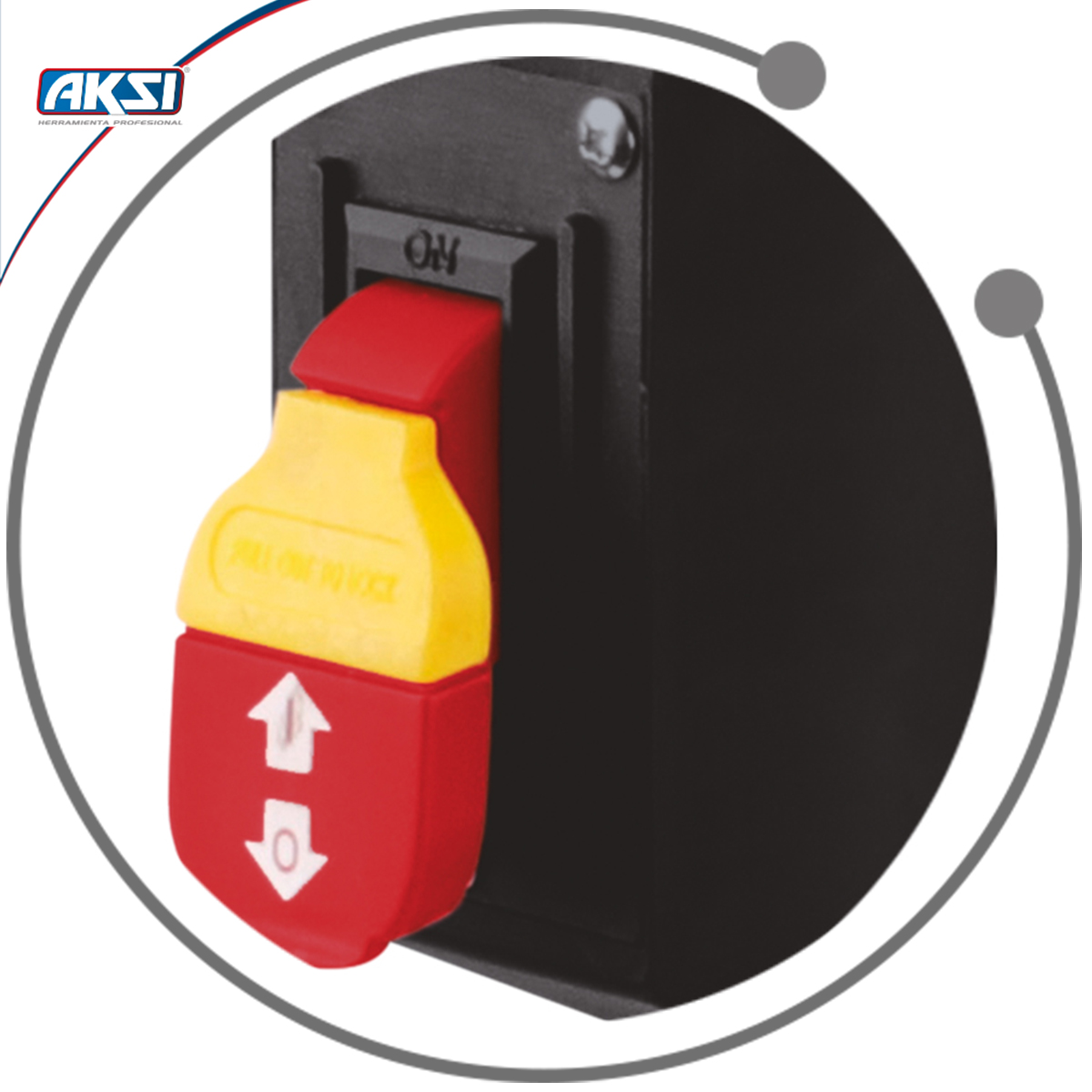 Foto 4 pulgar | Taladro de Piso Aksi 450w Industrial