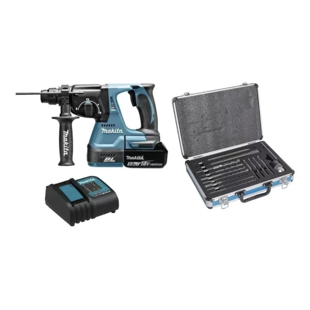 Foto 2 pulgar | Rotomartillo Inalambrico 18v Sds Plus Makita Dhr242stx2