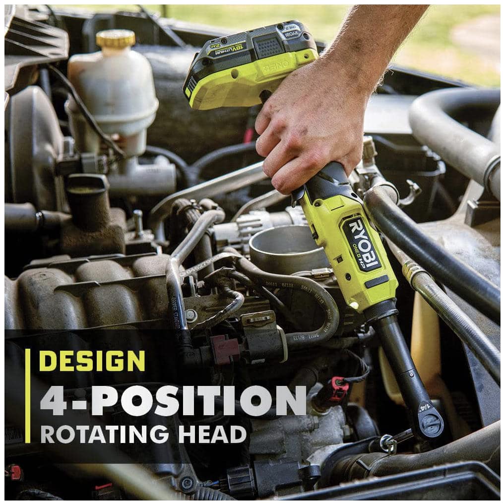 Foto 4 | Ratchet Ryobi One+ Hp 18 V Inalámbrico sin Escobillas 1/4 Pulgadas - Venta Internacional