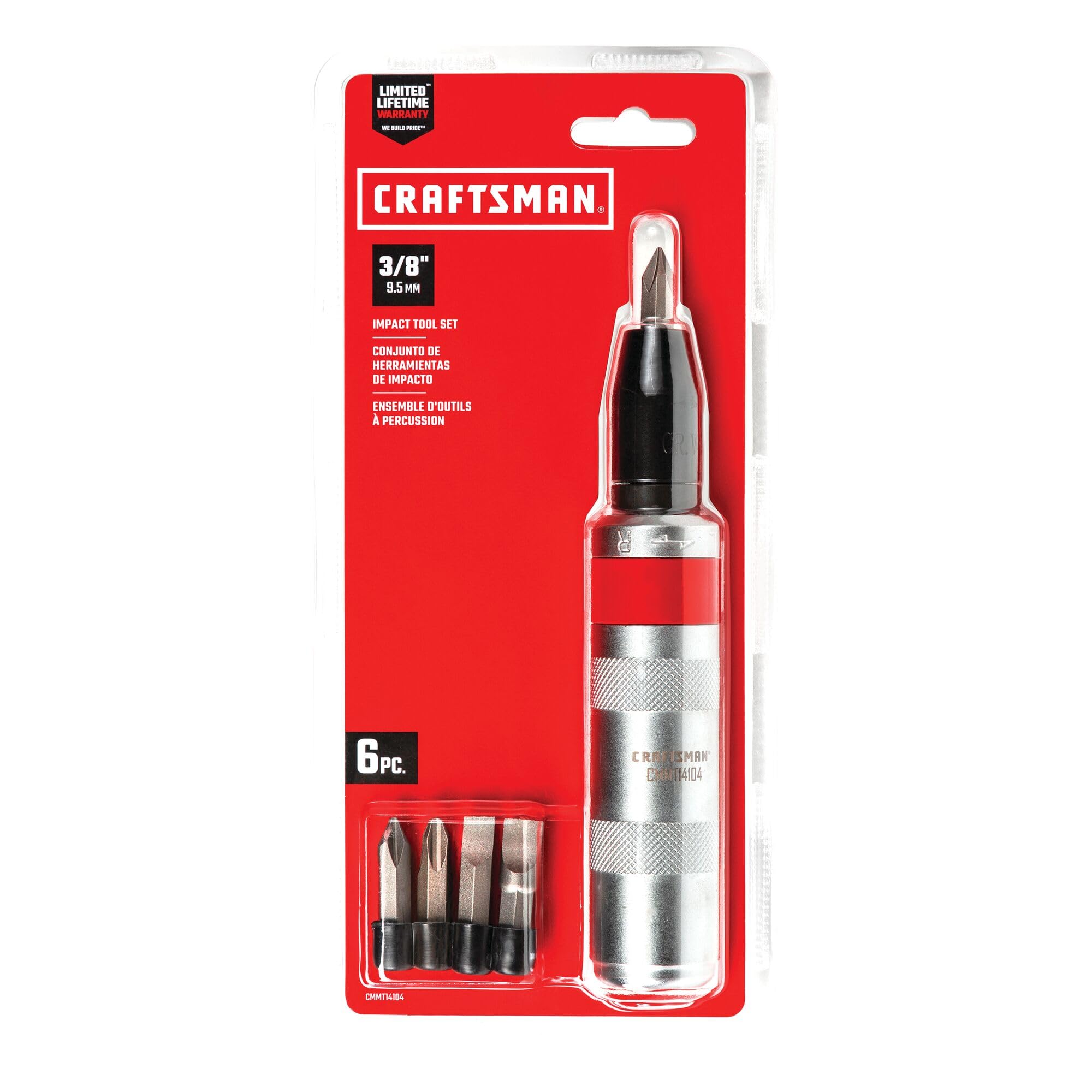 Foto 4 pulgar | Destornillador de Impacto Manual Craftsman con 5 Bits 200 Pies por Libra - Venta Internacional