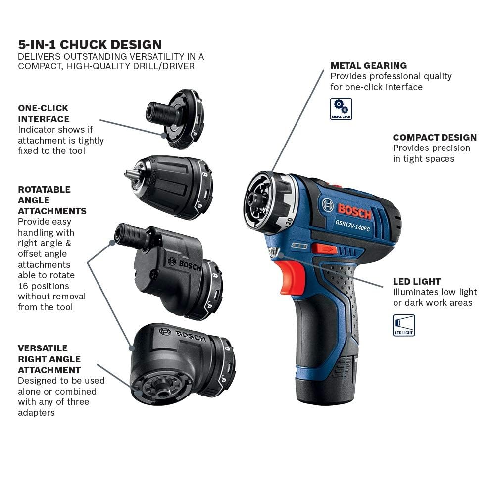 Foto 4 pulgar | Taladro Destornillador Bosch con Estuche-Venta Internacional