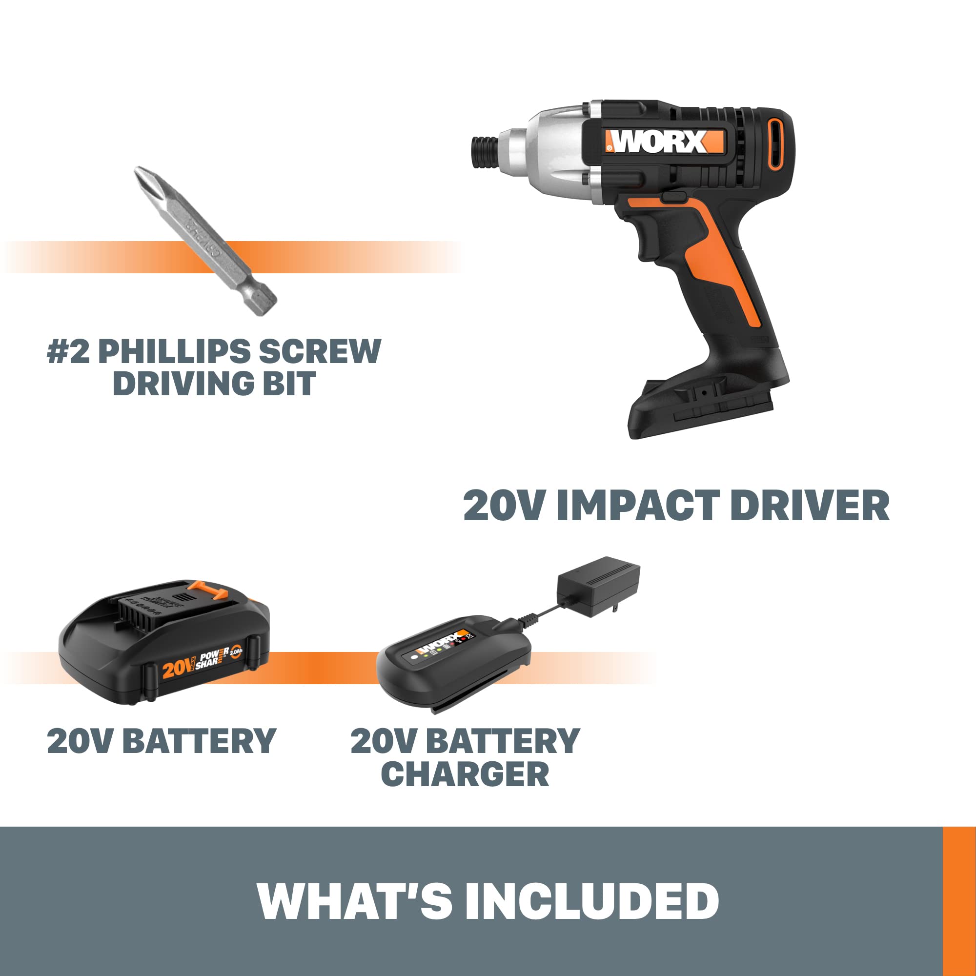 Foto 6 pulgar | Controlador de Impacto Inalámbrico Worx Wx291l 20v Power Share - Venta Internacional
