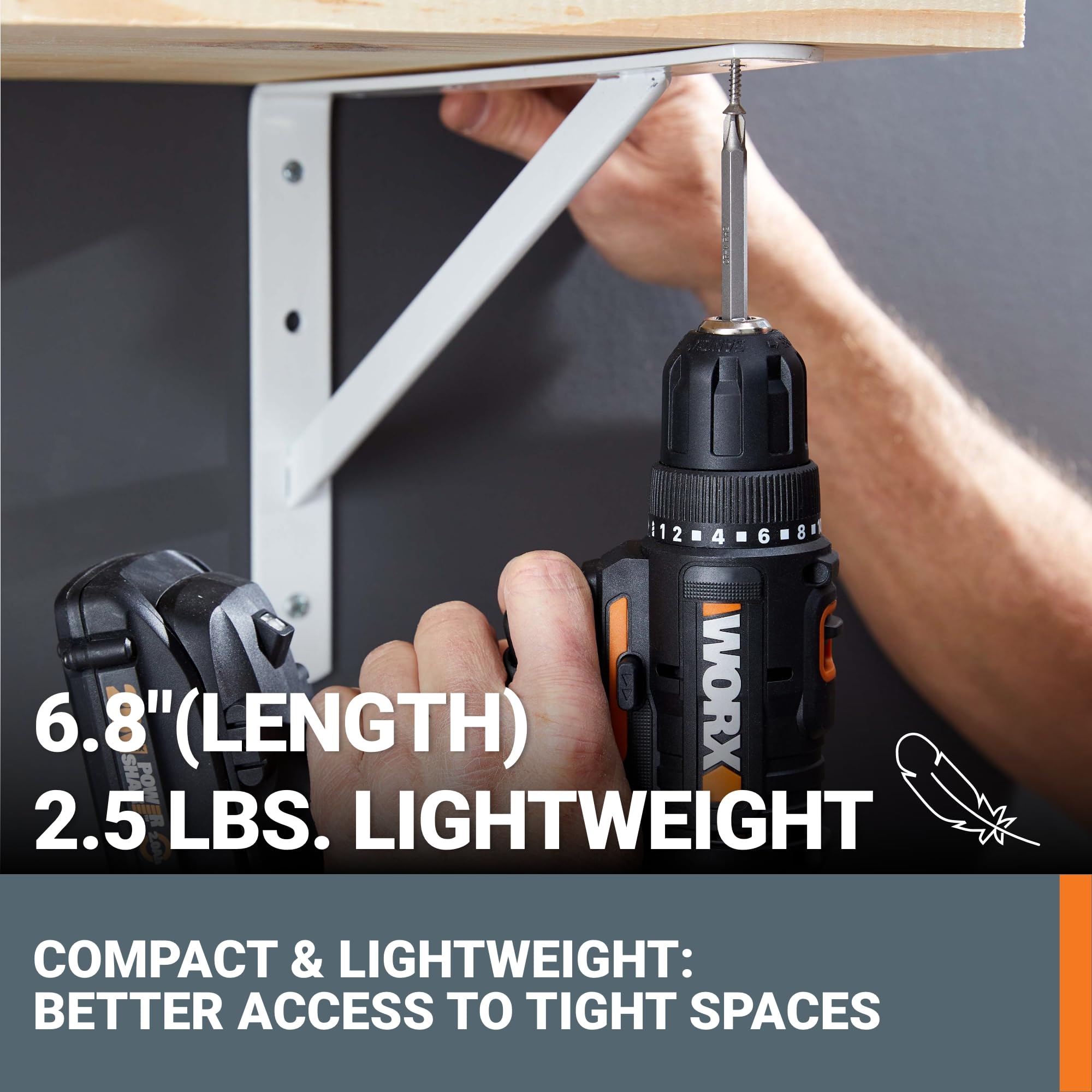 Foto 5 pulgar | Taladro Inalámbrico Worx 20 V 3/8 Pulgadas con 84 Accesorios - Venta Internacional